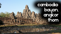 Cambodia – Bayon in Angkor Thom thumbnail