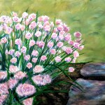 “Chives” Acrylic on Canvas thumbnail