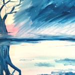 “Taegeuk Tree” – Acrylic on Canvas (SOLD) thumbnail