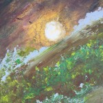 “Talking to the Moon” – Acrylic on Canvas thumbnail