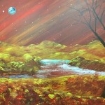 “Solstice on Mars” – Acrylic on Canvas [SOLD] thumbnail
