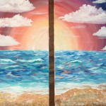 “Sky and Sea” – Acrylic on Canvas thumbnail