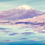 “Fuji in Spring” – Acrylic on Canvas [SOLD] thumbnail