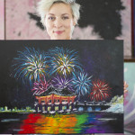“Rainbow Palace” – Acrylic on Canvas thumbnail