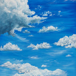 Blue Skies, Happy Clouds – Acrylic on Canvas thumbnail