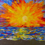 “Aztec Sunset” Acrylic on Canvas November 2018 thumbnail