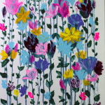 “Wildflowers” (Feeling Blue) – Acrylic on Canvas thumbnail